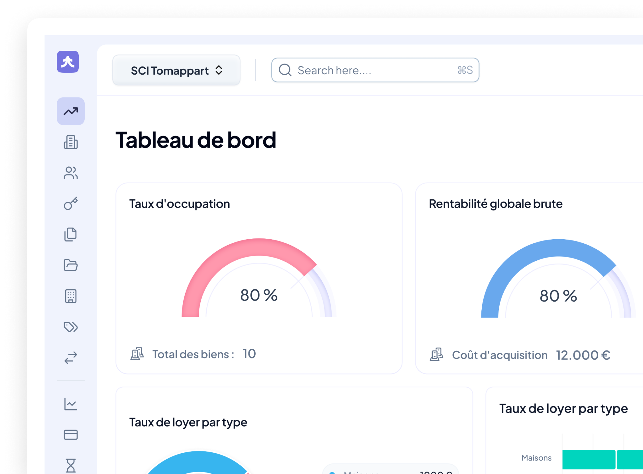 Tableau de bord